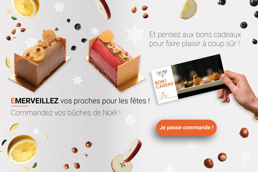 Commandez vos bûches de Noël par notre chef pâtissier